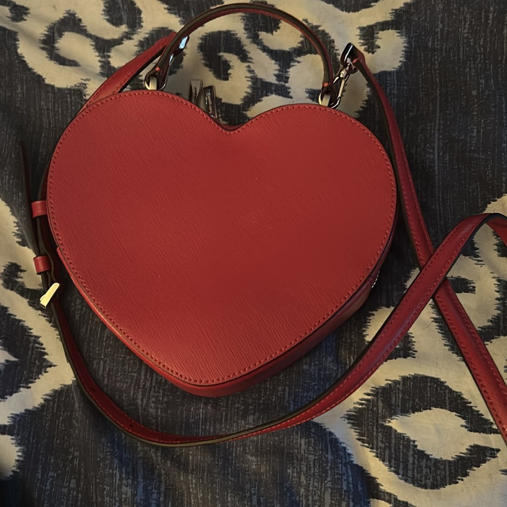 Kate Spade Red Crossbody Heart Bag - Picture 4 of 5